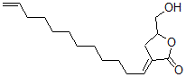 CAS 登录号:126622-46-6, 3-十二碳-11-烯亚基-5-(羟基甲基)四氢呋喃-2-酮