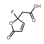 CAS#: 126645-15-6, (2-Fluoro-5-Oxo-2,5-Dihydro-2-Furanyl)Acetic Acid