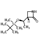 CAS#: 126748-42-3, (3S)-3-[(1R)-1-{[Dimethyl(2-Methyl-2-Propanyl)Silyl]Oxy}Ethyl]-2-Azetidinone