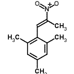 CAS 登录号：126760-70-1， 1,3,5-三甲基-2-[(1E)-2-硝基-1-丙烯-1-基]苯