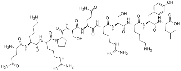 CAS#: 126768-94-3, L-Glutaminyl-L-Lysyl-L-Arginyl-L-Prolyl-L-Seryl-L-Glutaminyl-L-Arginyl-L-Seryl-L-Lysyl-L-Tyrosyl-L-Leucine