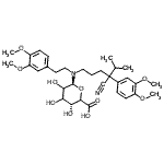 CAS 登录号：126883-99-6， N-[4-氰基-4-(3,4-二甲氧基苯基)-5-甲基己基]-N-[2-(3,4-二甲氧基苯基)乙基]-beta-L-甘油-吡喃己酮糖基胺