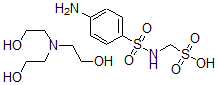 CAS#: 127-81-1, [(4-Aminophenyl)Sulfonylamino]Methanesulfonic Acid; 2-(Bis(2-Hydroxyethyl)Amino)Ethanol