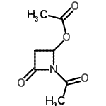 CAS 登录号：127020-77-3， 1-乙酰基-4-氧代-2-氮杂环丁基乙酸酯
