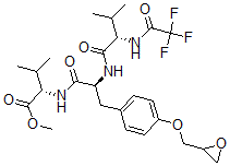CAS#: 127132-43-8, Methyl (2S)-3-Methyl-2-[[(2S)-2-[[(2S)-3-Methyl-2-[(2,2,2-Trifluoroacetyl)Amino]Butanoyl]Amino]-3-[4-(Oxiran-2-Ylmethoxy)Phenyl]Propanoyl]Amino]Butanoate