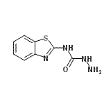 CAS#: 127188-39-0, N-(1,3-Benzothiazol-2-Yl)Hydrazinecarboxamide