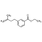 CAS#: 127356-56-3, Ethyl 3-(3-Methyl-3-Buten-1-Yl)Benzoate