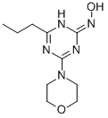 CAS 登录号:127374-74-7, 4-(4-吗啉基)-6-丙基-1,3,5-三嗪-2(1H)-酮肟