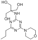 CAS#: 127374-83-8, 2-(Hydroxymethyl)-2-((4-(4-morpholinyl)-6-propyl-1,3,5-triazin-2-yl)amino)-1,3-propanediol