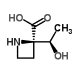 CAS 登录号：127382-24-5， (2R)-2-[(1R)-1-羟基乙基]-2-吖丁啶羧酸