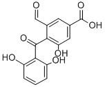 CAS#: 127448-92-4, 4-(2,6-Dihydroxybenzoyl)-3-Formyl-5-Hydroxybenzoic Acid