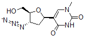 CAS 登录号：127517-38-8， 5-[(2R,4S,5S)-4-叠氮基-5-(羟基甲基)四氢呋喃-2-基]-1-甲基嘧啶-2,4-二酮