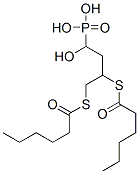 CAS 登录号：127572-15-0， [3,4-二(己酰基硫基)-1-羟基丁基]膦酸