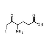 CAS#: 127582-44-9, 4-Amino-6-Fluoro-5-Oxohexanoic Acid
