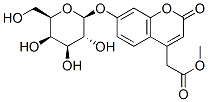 CAS 登录号：127615-75-2， 甲基2-[2-氧代-7-[(2S,3R,4S,5R,6R)-3,4,5-三羟基-6-(羟基甲基)四氢吡喃-2-基]氧基苯并吡喃-4-基]乙酸酯
