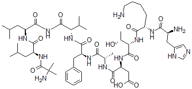 CAS 登录号：127627-57-0， 丙氨酰(5)-氨基异丁酰基(8)-亮氨酸(10)-神经激肽A