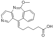 CAS#: 127654-04-0, (6E)-6-(6-Methoxypyrido[4,3-c][2]Benzazepin-11-Ylidene)Hexanoic Acid