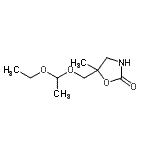 CAS 登录号：127661-17-0， 5-[(1-乙氧基乙氧基)甲基]-5-甲基-1,3-恶唑烷-2-酮