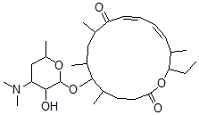 CAS#: 127663-98-3, (11Z,13E)-6-(4-Dimethylamino-3-Hydroxy-6-Methyloxan-2-Yl)Oxy-16-Ethyl-5,7,9,15-Tetramethyl-1-Oxacyclohexadeca-11,13-Diene-2,10-Dione