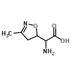 CAS#: 127760-06-9, Amino(3-Methyl-4,5-Dihydro-1,2-Oxazol-5-Yl)Acetic Acid