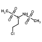 CAS 登录号：127792-84-1， N-(2-氯乙基)-N'-(甲基磺酰基)甲烷磺酰肼