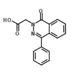 CAS 登录号：127828-88-0， (1-氧代-4-苯基-2(1H)-酞嗪基)乙酸