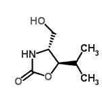 CAS 登录号：127870-57-9， (4R,5R)-4-(羟基甲基)-5-异丙基-1,3-恶唑烷-2-酮