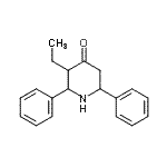 CAS 登录号：127895-86-7， 3-乙基-2,6-二苯基-4-哌啶酮