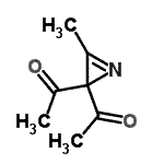 CAS#: 127916-13-6, 1,1'-(3-Methyl-2H-azirene-2,2-diyl)diethanone
