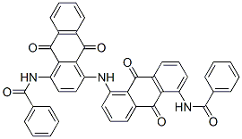 CAS 登录号：128-89-2， N-[4-[[5-(苯甲酰基氨基)-9,10-二氧代蒽-1-基]氨基]-9,10-二氧代蒽-1-基]苯甲酰胺
