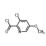CAS#: 128073-10-9, 3-Chloro-5-Methoxy-2-Pyridinecarbonyl Chloride