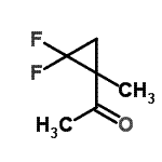 CAS 登录号：128073-32-5， 1-(2,2-二氟-1-甲基环丙基)乙酮