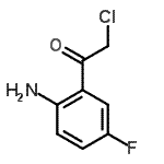 CAS 登录号：128076-64-2， 1-(2-氨基-5-氟苯基)-2-氯乙烷酮