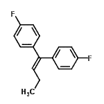 CAS 登录号：128104-20-1， 1,1'-(1-丁烯-1,1-二基)二(4-氟苯)