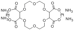 CAS 登录号:128163-25-7, 18-冠醚-6-四羧基双二氨基铂(II)
