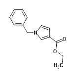 CAS 登录号：128259-47-2， 乙基1-苄基-1H-吡咯-3-羧酸酯