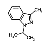 CAS#: 128364-68-1, 1-Isopropyl-3-Methyl-Indazole