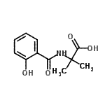 CAS#: 128396-72-5, N-(2-Hydroxybenzoyl)-2-Methylalanine