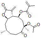 CAS#: 128700-84-5, [(3aS,4S,6R,10S,11aR)-6-Acetyloxy-6,10-Dimethyl-3-Methylidene-2,7-Dioxo-3a,4,5,8,9,10,11,11a-Octahydrocyclodeca[b]Furan-4-Yl] 2-Methylprop-2-Enoate