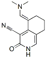CAS 登录号:128767-22-6, (5E)-5-(二甲基氨基甲基亚基)-3-氧代-2,6,7,8-四氢异喹啉-4-甲腈