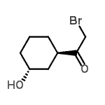 CAS 登录号：128883-06-7， 2-溴-1-[(1R,3R)-3-羟基环己基]乙酮