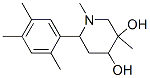 CAS#: 128887-76-3, 1,3-Dimethyl-6-(2,4,5-Trimethylphenyl)Piperidine-3,4-Diol