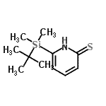 CAS#: 128950-57-2, 6-[Dimethyl(2-Methyl-2-Propanyl)Silyl]-2(1H)-Pyridinethione