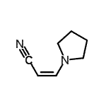 CAS#: 128957-41-5, (2Z)-3-(1-Pyrrolidinyl)Acrylonitrile