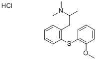CAS#: 128959-28-4, 1-[2-(2-Methoxyphenyl)Sulfanylphenyl]-N,N-Dimethylpropan-2-Amine Hydrochloride