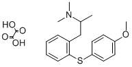 CAS 登录号：128959-29-5， 1-[2-(4-甲氧基苯基)硫苯基]-N,N-二甲基丙烷-2-胺草酸盐