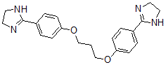 CAS#: 129073-92-3, 2-[4-[3-[4-(4,5-Dihydro-1H-Imidazol-2-Yl)Phenoxy]Propoxy]Phenyl]-4,5-Dihydro-1H-Imidazole