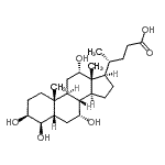 CAS#: 129099-70-3, (3beta,4beta,5beta,7alpha,12alpha)-3,4,7,12-Tetrahydroxycholan-24-Oic Acid
