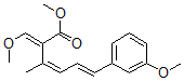 CAS 登录号：129145-65-9， (2E,3Z,5E)-2-(甲氧基亚甲基)-6-(3-甲氧基苯基)-3-甲基己-3,5-二烯酸甲酯