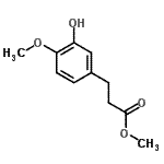 CAS#: 129150-61-4, Methyl 3-(3-Hydroxy-4-Methoxyphenyl)Propanoate